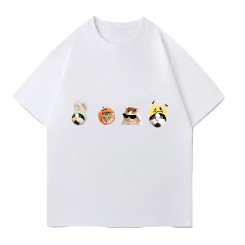 Personalized Print Hip Hop White T-Shirt